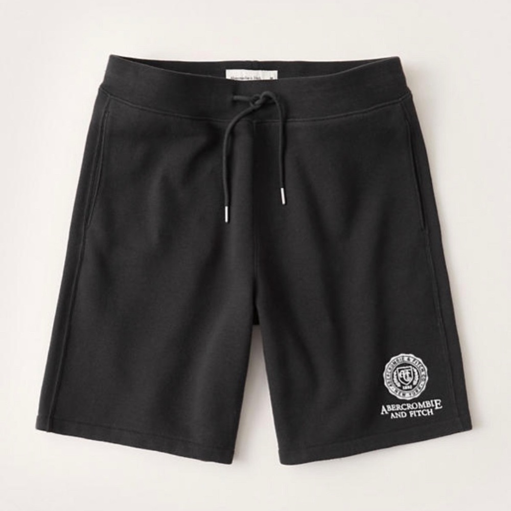 Abercrombie and Fitch Fleece Logo Shorts